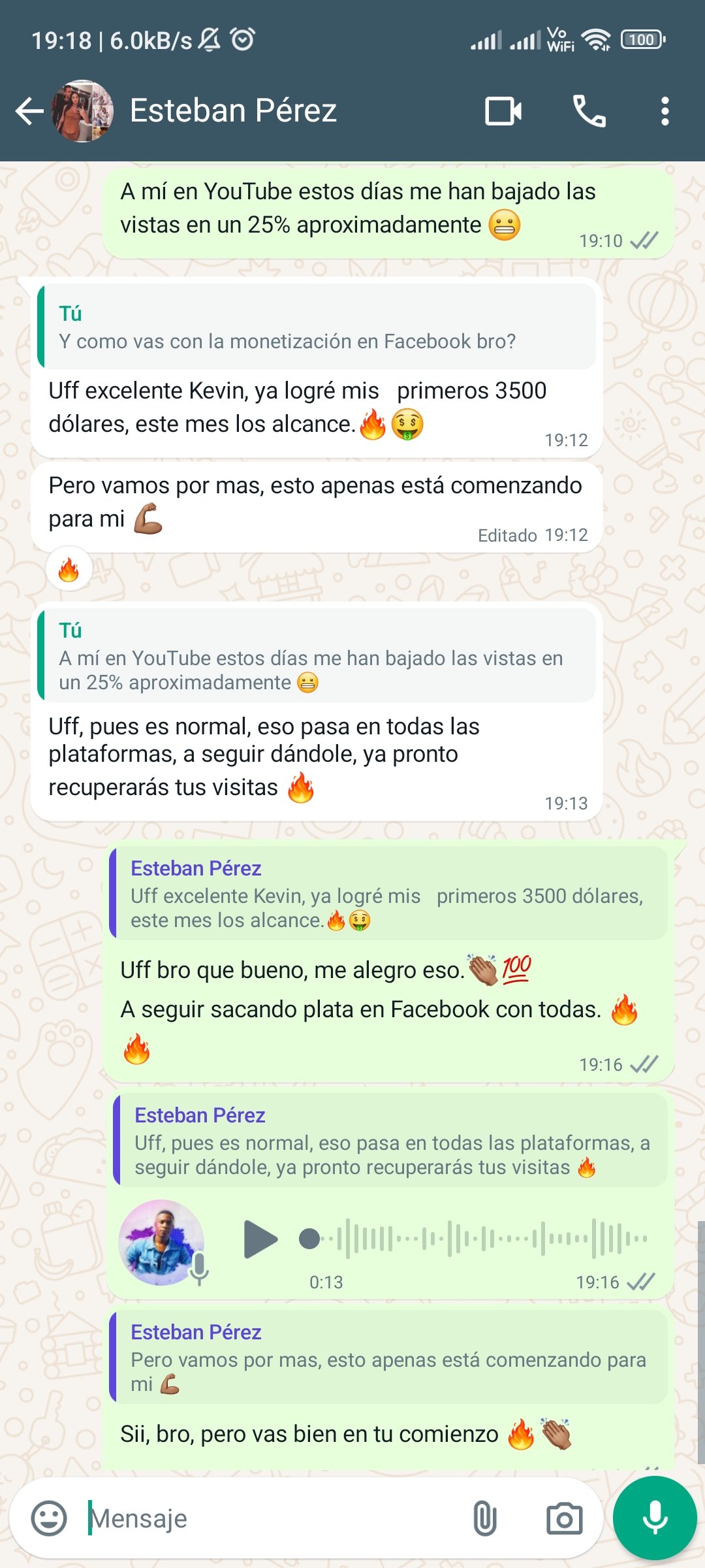 Resultado Monetización