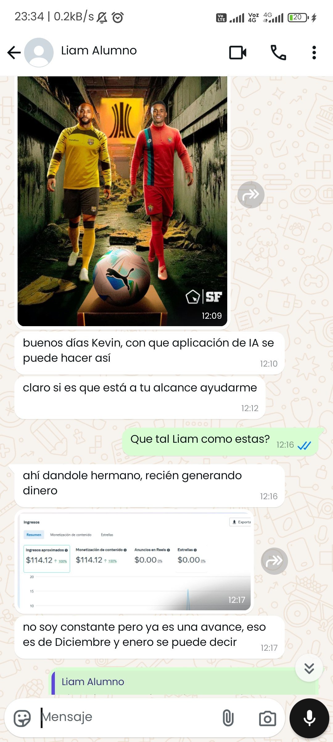 Resultado Monetización